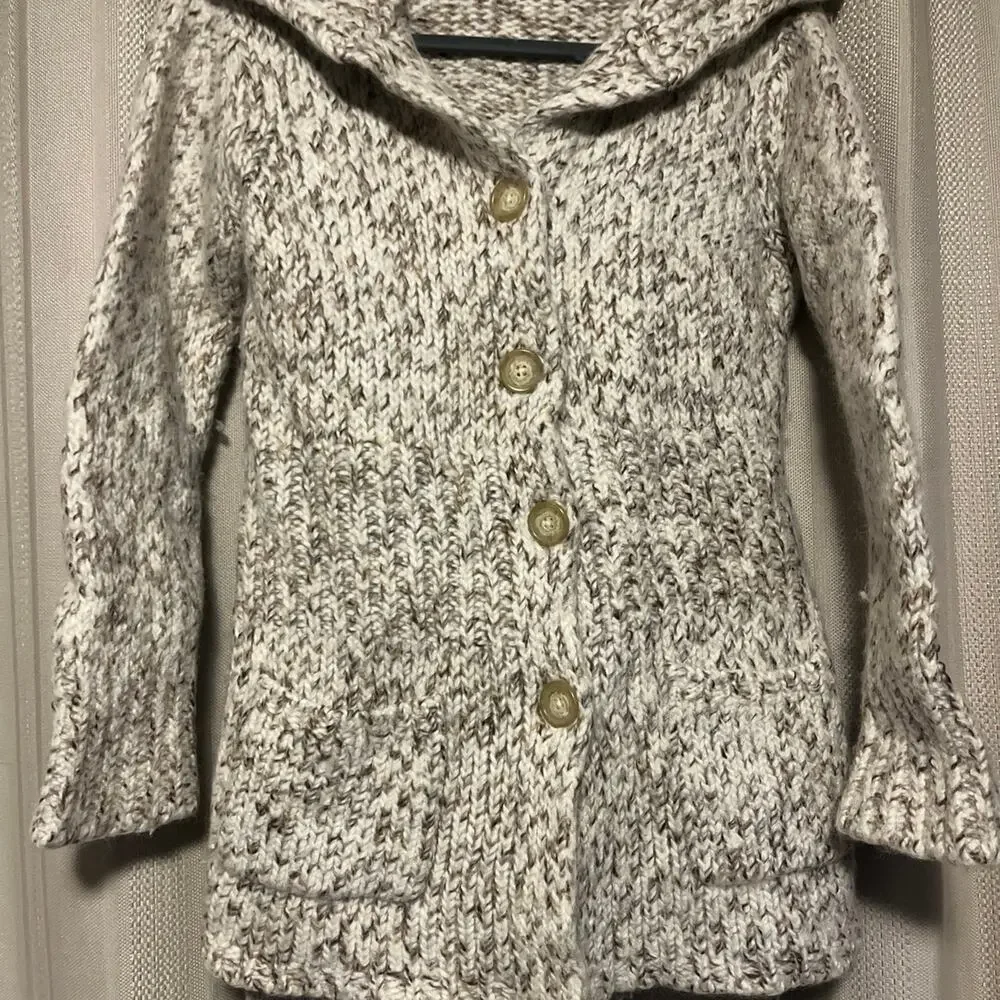 GAP Button Down Wool/Acrylic Thick Cardigan Sweater - Picture 4 of 5